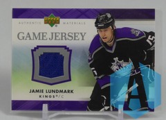 2007-08 Upper Deck Game Jersey Series 1 Jamie Lundmark #J-JL